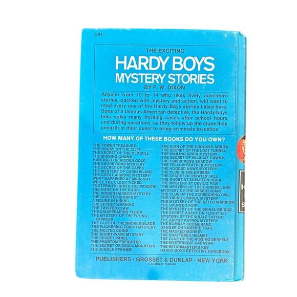 VTG 1971 Hardy Boys #22 The Flickering Torch Mystery Book, Franklin W. Dixon, HC - Picture 2 of 4